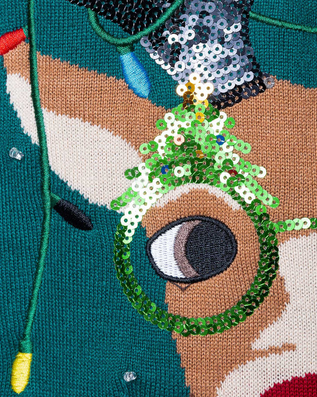 Rudolf-Weihnachtspullover für Herren