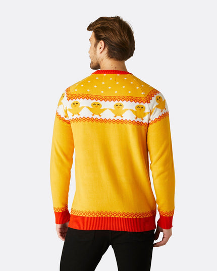 Men's Yellow Easter Sweater