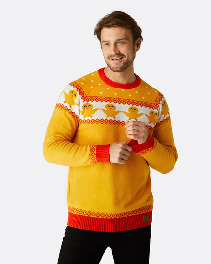 Men's Yellow Easter Sweater