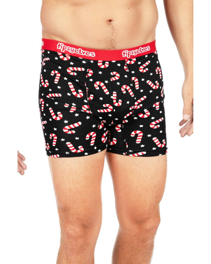 Men's Candy Cane Lane Boxer Briefs