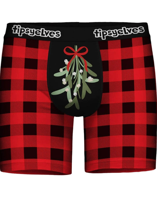Men's Mistletoe Boxer Briefs