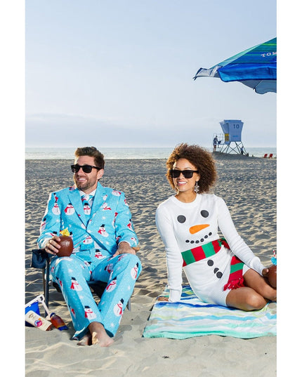 Men's Snowman is an Island Blazer w/ Tie