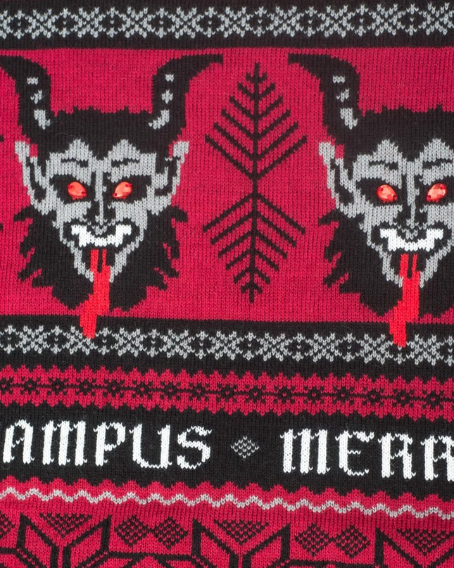 Fröhlicher Krampus-Weihnachtspullover für Erwachsene
