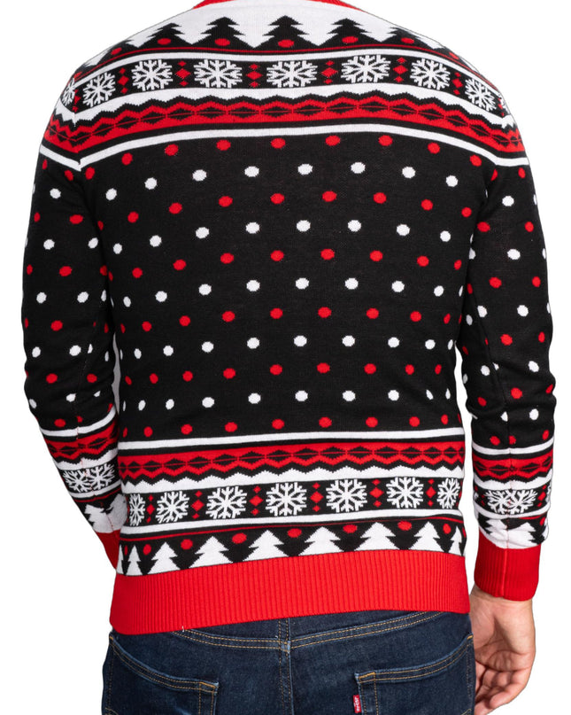 Fröhliche Weihnachten! Lustiger Boxer-Langarmpullover