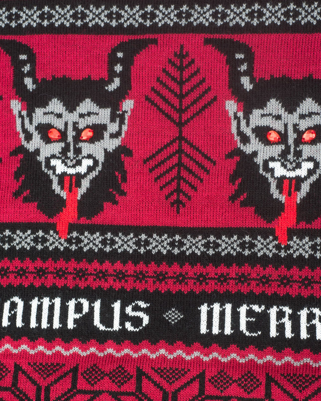Damen-Weihnachtspullover „Merry Krampus“