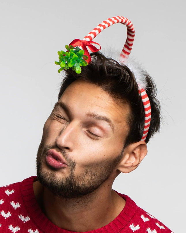 Weihnachts-Haarreif mit Mistelzweig – Festliches Accessoire