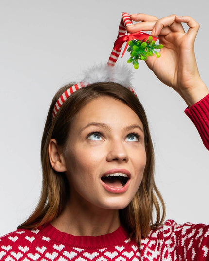 Weihnachts-Haarreif mit Mistelzweig – Festliches Accessoire