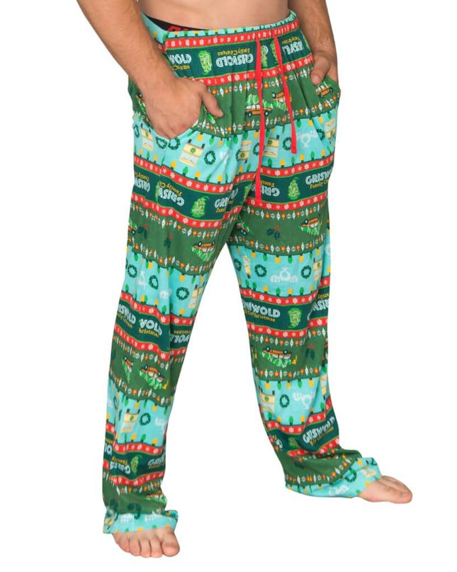 National Lampoon Griswold Fair Isle Weihnachts-Loungewear-Hose