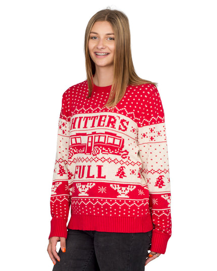 Damen-Weihnachtspullover „National Lampoon's Shitter's Full Christmas“