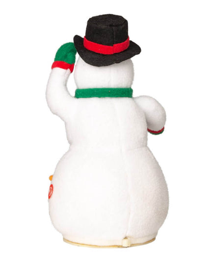 Naughty Happy Snowman Animated Plush Toy