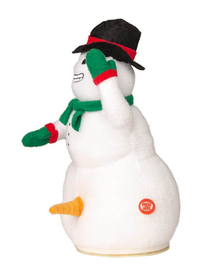 Naughty Happy Snowman Animated Plush Toy