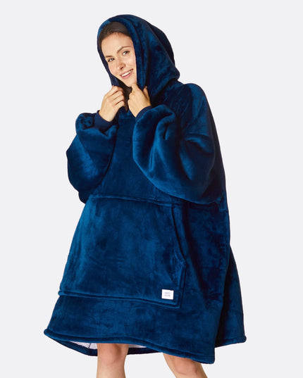 HappyHoodie in Marineblau für Erwachsene – einfarbig