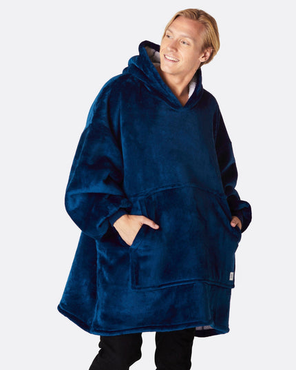 HappyHoodie in Marineblau für Erwachsene – einfarbig