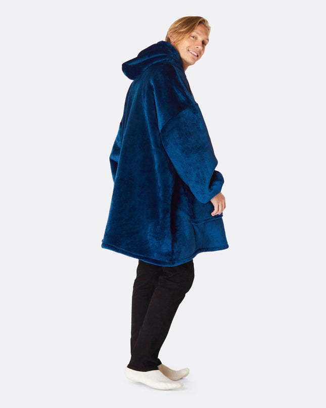 HappyHoodie in Marineblau für Erwachsene – einfarbig