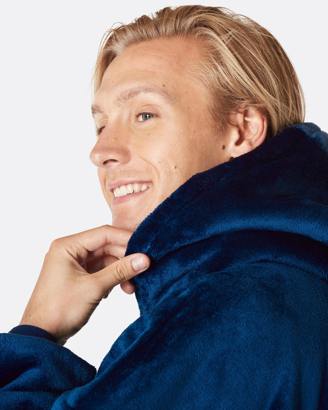 HappyHoodie in Marineblau für Erwachsene – einfarbig