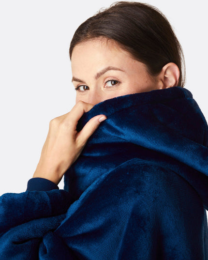 HappyHoodie in Marineblau für Erwachsene – einfarbig