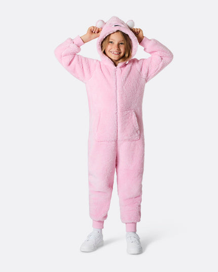Rosa Teddybär-Strampler für Kinder