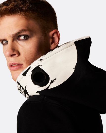 Skelett-Halloween-Einteiler für Herren