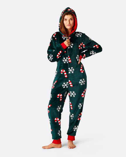 Damen-Zuckerstangen-Einteiler