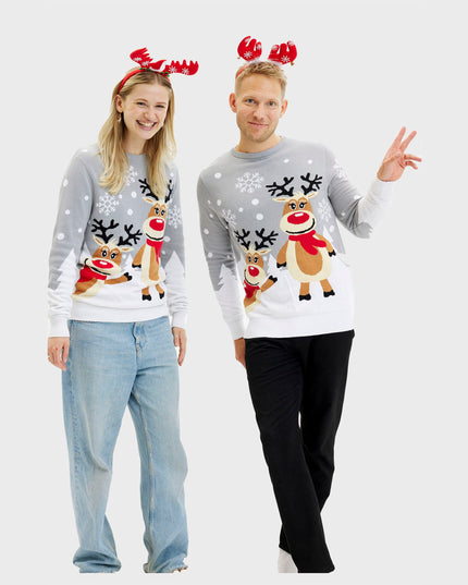 Cute Christmas Sweater for Women - Family-Friendly Design