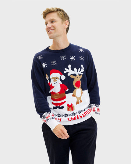 Ultimate Christmas Sweater for Men - Family-Friendly Design