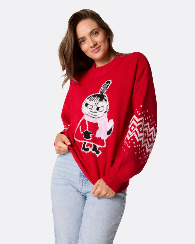 Little My Oversized Weihnachtspullover für Damen