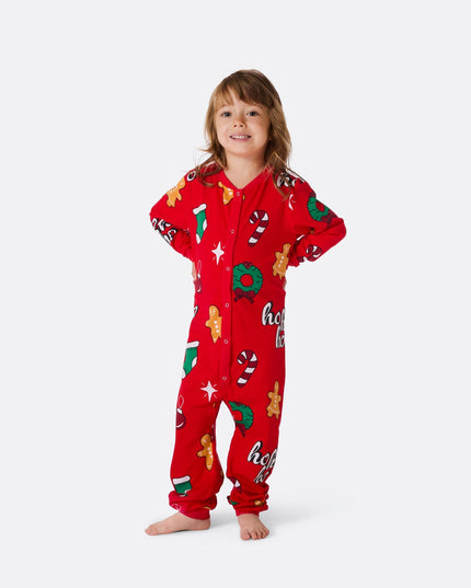 Kids' Red Hohoho Overall Pyjamas