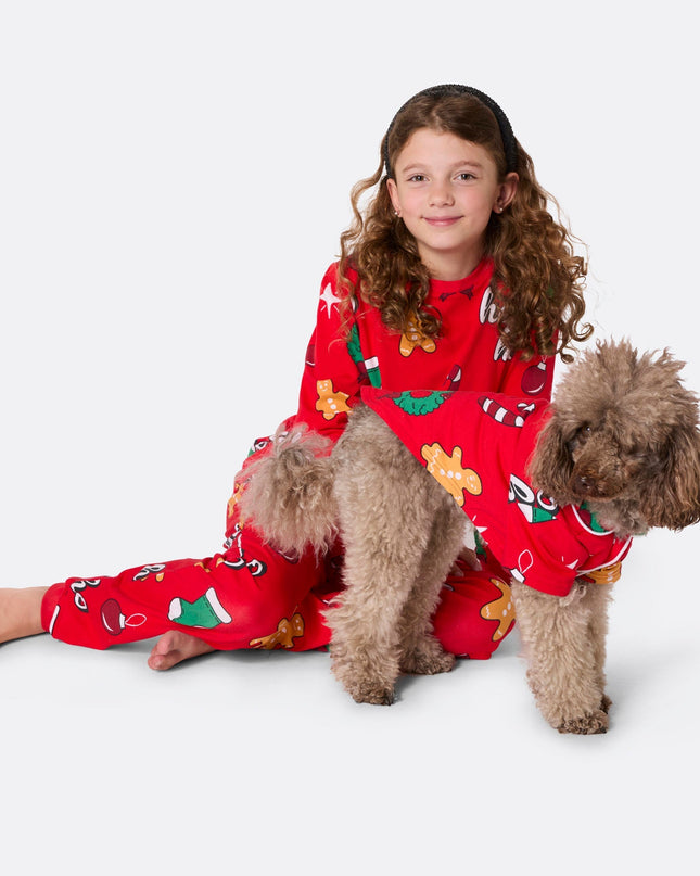 Dogs Red Hohoho Pyjamas
