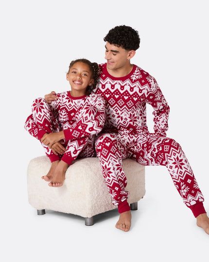 Women's Red Christmas Knit Pajamas