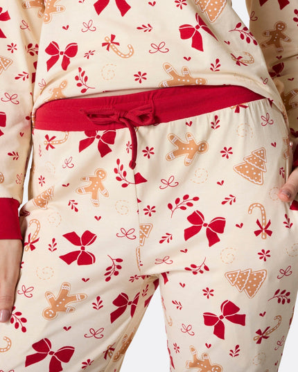 Gingerbread Christmas Pyjamas Family