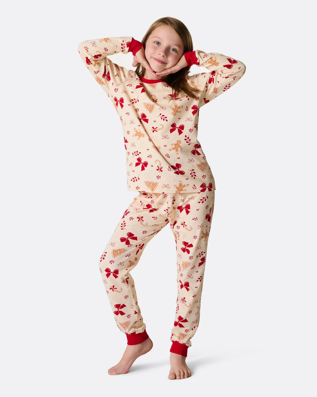 Gingerbread Christmas Pajamas for Kids