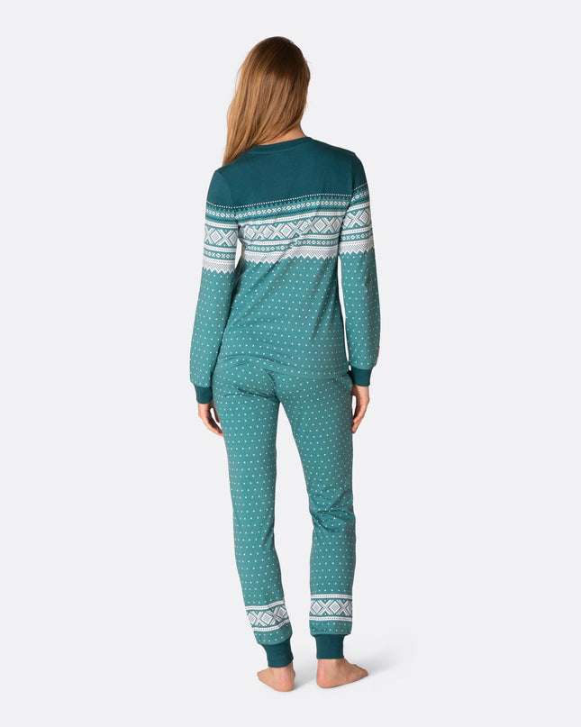 Marius Grønn Pysj Dame – Weihnachtspyjama für Damen für die Feiertage