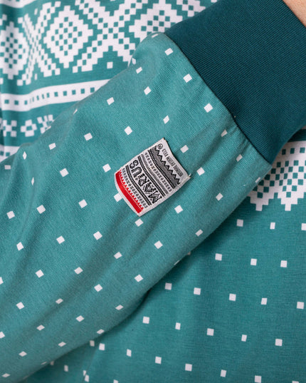 Marius Grønn Pysj Dame - Women's Christmas Pajamas for the Holidays