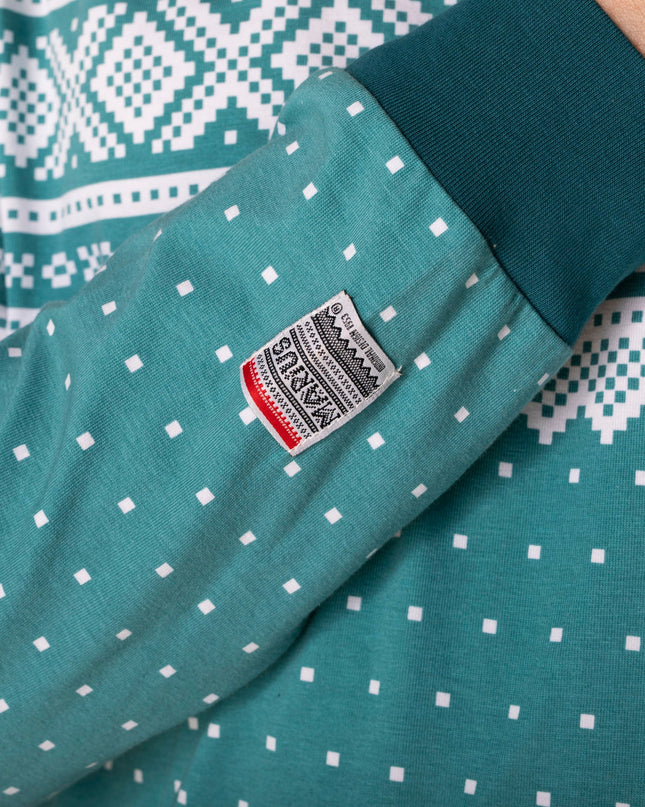 Marius Grønn Pysj Dame – Weihnachtspyjama für Damen für die Feiertage