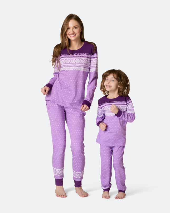 Marius Purple Family Christmas Pajama Set