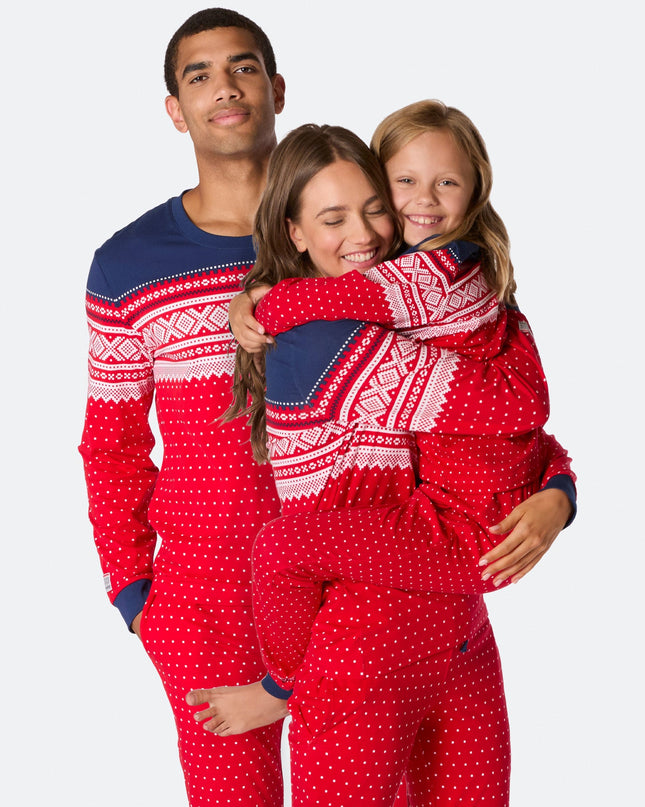 Marius Red Family Pajamas - Perfect for Holiday Gatherings