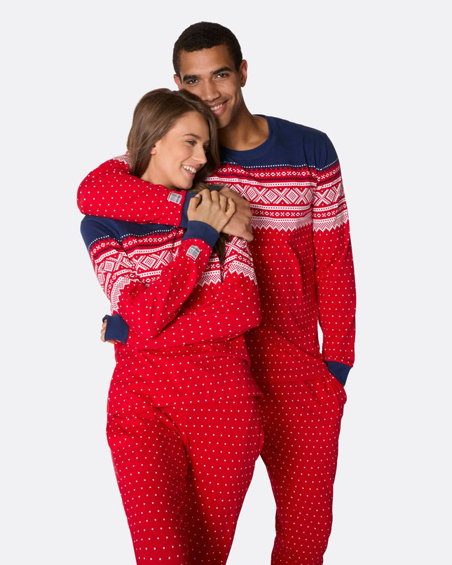 Marius Red Pajamas for Men - Holiday and Everyday Comfort