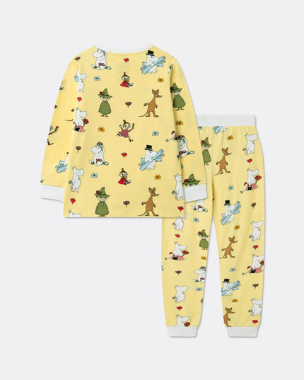 Gelber Mumin-Pyjama für Kinder