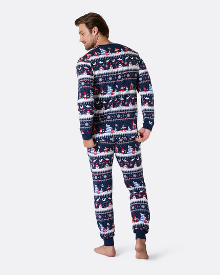 Men's Christmas Scenery Christmas Pyjamas