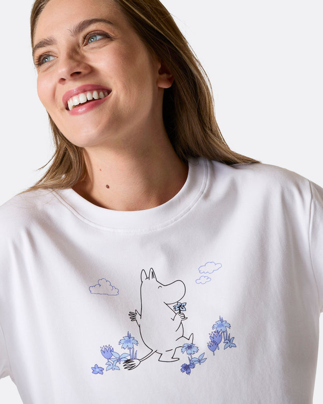 Damen-Kurzpyjama mit Mumin-Mom