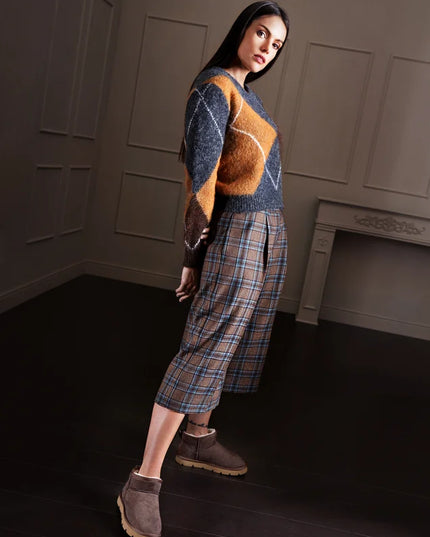 Grünland Women's Extra Short Boots - Marrone | Stylish Winter Comfort