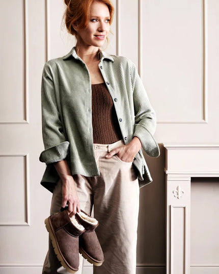 Grünland Extra kurze Damenstiefel - Marrone | Stilvoller Winterkomfort