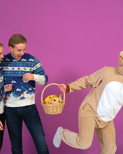 Cute Easter Sweater Blue - Men's Edition