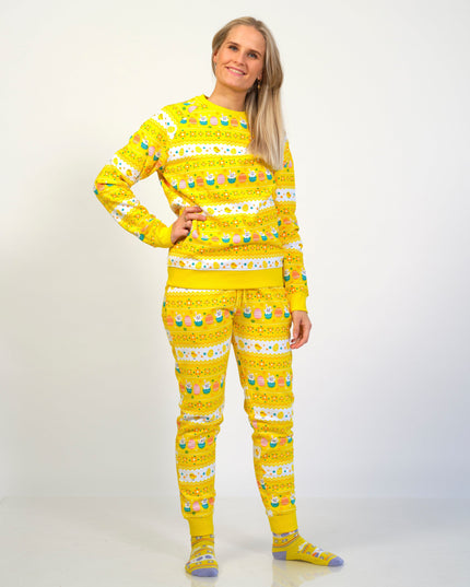 Yellow Easter Sweatsuit - Women's Style