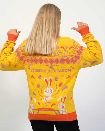 Eggercise Easter Sweater for Men