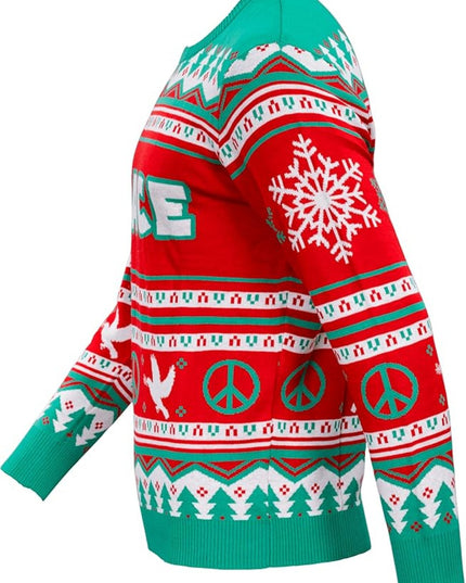 Ich komme in Frieden – Unisex-Weihnachtspullover für Paare