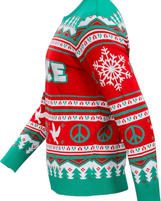 Ich komme in Frieden – Unisex-Weihnachtspullover für Paare