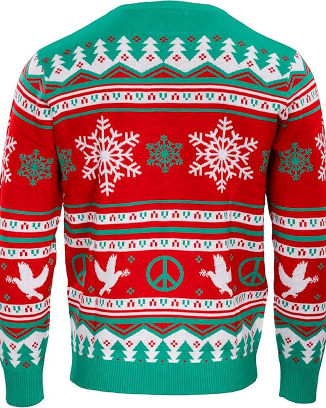 Ich komme in Frieden – Unisex-Weihnachtspullover für Paare