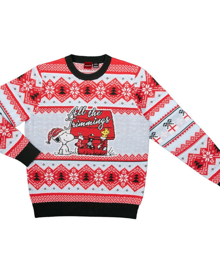 Peanuts Haus – Alle Verzierungen – Hässlicher Weihnachtspullover