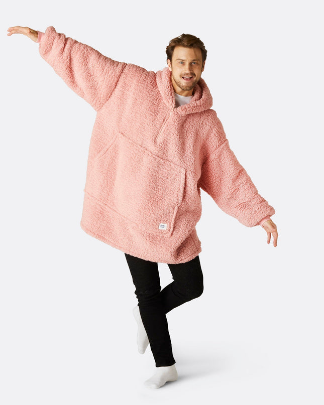Pink Sherpa HappyHoodie